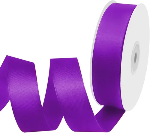Miniatura 24 de Cinta de tela de satén de 1-1/2 pulgadas de ancho x 50 yardas, cinta negra perfecta para lazos de bricolaje, guirnaldas, envoltura de regalos