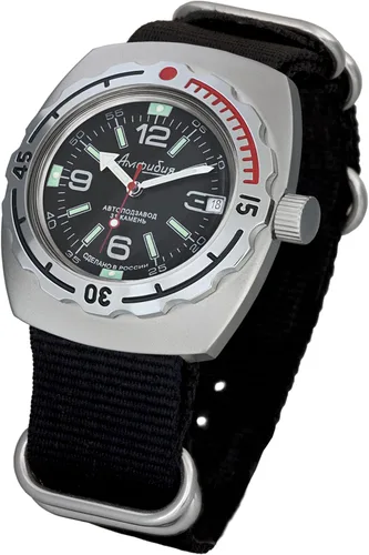 Miniatura 2 de VOSTOK Amphibian 090640 - Reloj de pulsera automático para hombre con cuerda automática
