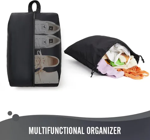 Miniatura 5 de Veken - Juego de 6 cubos de embalaje para maletas, bolsas organizadoras de viaje para equipaje de mano, juego de bolsas organizadoras de maleta