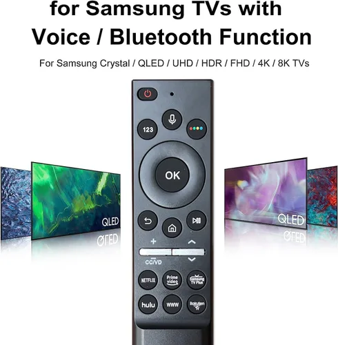Miniatura 3 de Repuesto para control remoto Samsung TV, compatible con todos los controles remotos Samsung 2019-2025 para Smart TV con control de voz