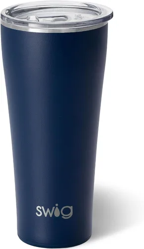 Miniatura 27 de Swig Life - Vaso aislante de 22 onzas, vaso de viaje para café con tapa, taza de viaje para café apta para portavasos, acero inoxidable (Aqua)