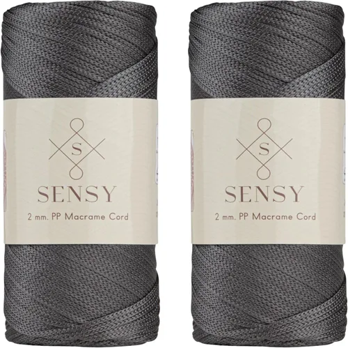 Miniatura 87 de Sensy Premium Cuerda de Poliéster de 2mm 251 Yardas Cuerda de Polipropileno 100% Cordón de Macramé 2mm Cordón para Bolsa de Ganchillo Cuerda