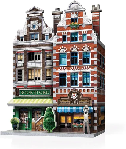 Miniatura 16 de Wrebbit3D Fire Station - Rompecabezas 3D Colección Urbania 285 piezas de rompecabezas Paisaje urbano encantador y único de una ciudad pequeña