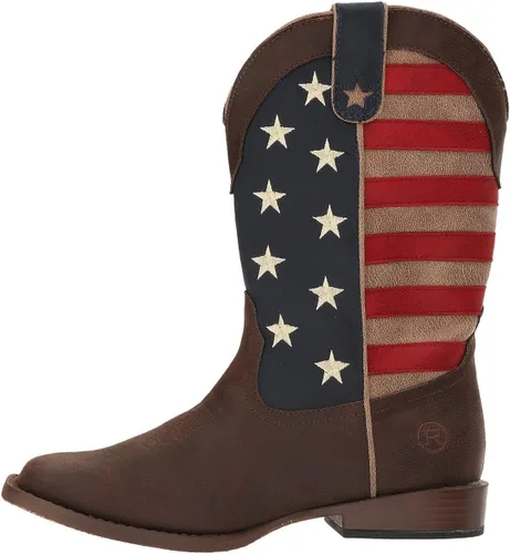 Miniatura 6 de ROPER Bota Western Patriot Americana para bebé niña