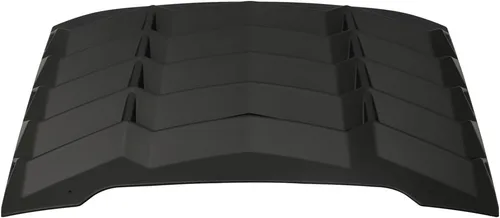 Miniatura 3 de IKON MOTORSPORTS - Rejilla para parabrisas compatible con Chevy Cruze 2016-2019, persianas para ventana trasera, parasol sin pintar, ABS negro