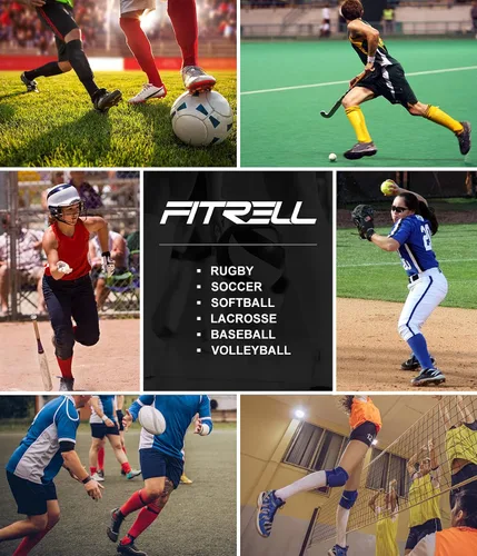 Miniatura 7 de FITRELL Paquete de 23 calcetines de béisbol y sóftbol para niños, jóvenes, hombres y mujeres, calcetines altos hasta la rodilla (varios colores)