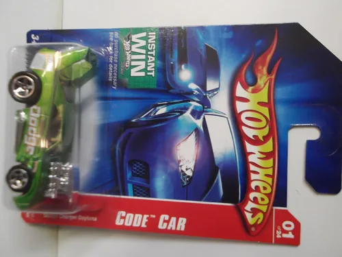 Miniatura 2 de Hot Wheels Verde 69 1969 Dodge Charger Daytona Code Car 1 de 24 2006