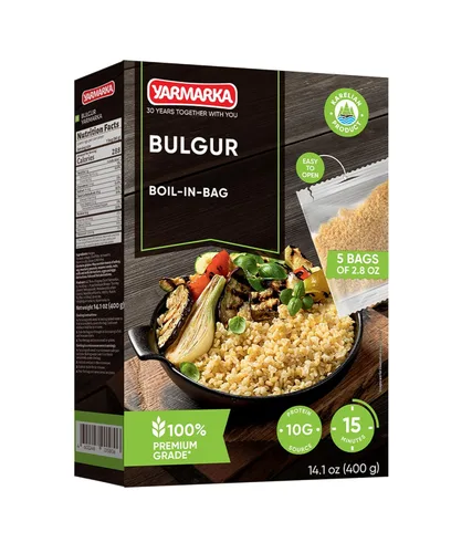 Miniatura 15 de Yarmarka Granos de trigo sarraceno hervido en bolsa, 5 x 2.82 oz (paquete de 2) Kasha de grano entero descascarado, sin gluten, natural y puro