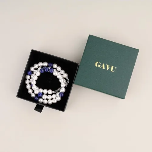 Miniatura 6 de GAVU Collar con cuentas de perlas para hombre