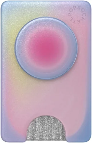 Miniatura 5 de PopSockets Cartera adhesiva para teléfono y tarjetero con agarre, púrpura - Aura