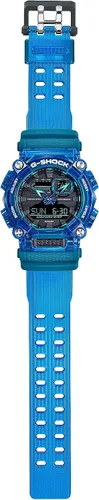 Miniatura 2 de G-Shock GA900SKL-2A Sound Waves Skeleton Series Reloj, verde azulado, Azul, Moderno