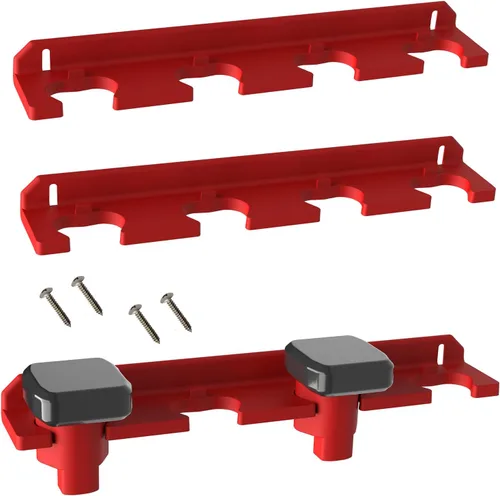 Soporte de batería para Milwaukee M12, soporte de 4 ranuras Ba-ttery HOL-der para Mil-Waukee m12, soporte de batería para Milwau-kee 12V,
