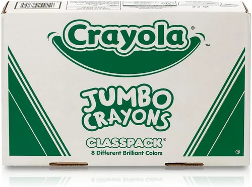 Crayola Crayones jumbo Classpack (200 unidades), crayones grandes para niños, suministros escolares a granel, suministros de arte esenciales para