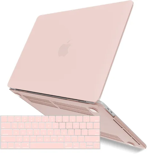 Miniatura 32 de IBENZER Compatible con Funda para MacBook Pro de 15 Pulgadas 2019 2018 2017 2016 A1990 A1707, Funda Rígida de Plástico con Cubierta de Teclado