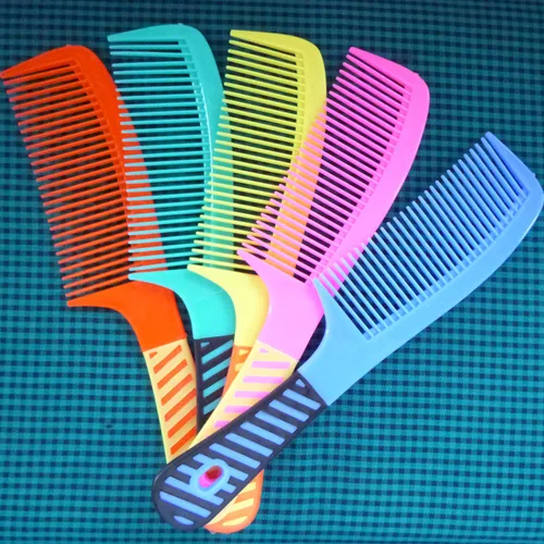Miniatura 4 de zYoung 5 peines para mujer, juego de peine de dientes, peine redondo con mango