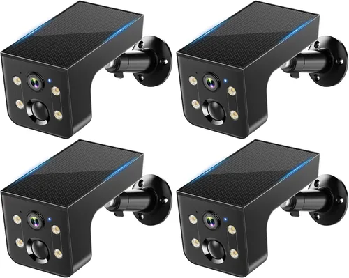 Miniatura 10 de Thybro Cámara de seguridad solar para exteriores 2K visión nocturna: cámara inalámbrica WiFi con detección de movimiento AI, conversación de 2 vías