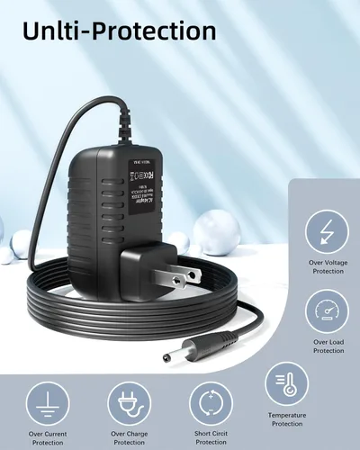 Miniatura 3 de Accessory USA Adaptador de fuente de alimentación de CA a CC 6V 1A, enchufe 0.217 in x 0.083 in