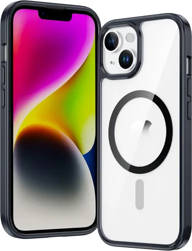 Miniatura 783 de FNTCASE Funda para iPhone 13 Pro-Max: Fundas magnéticas transparentes compatibles con Magsafe Slim anti amarillamiento protección contra caídas
