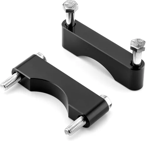 Miniatura 6 de Kit de soporte para guardabarros delantero negro compatible con guardabarros de 21 pulgadas, 23 pulgadas, 26 pulgadas, compatible con modelos Harley
