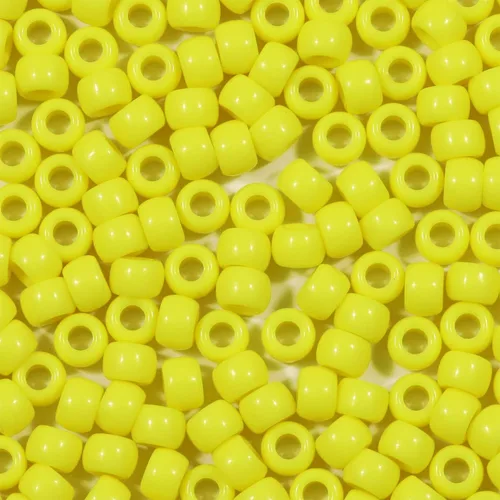 Miniatura 13 de 1000 cuentas de pony negras de 0.236 x 0.32 pulgadas para pulseras, trenzas de pelo y manualidades de bricolaje, solo para uso en manualidades