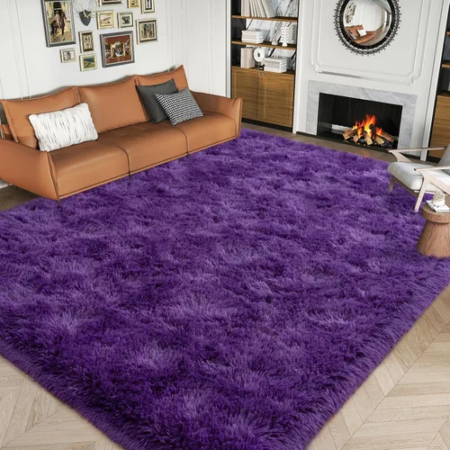 Miniatura 17 de Dssimo - Alfombra superesponjosa para la habitación, alfombra de área moderna, pequeña, suave y acogedora de felpa para niños, niñas y adolescentes