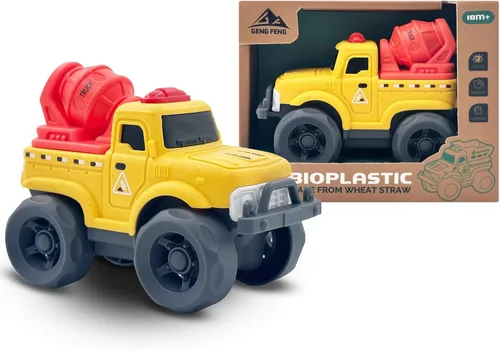 Miniatura 10 de Aigitoy Juguetes de auto para niños y niñas de 1 a 3 años, camión de reciclaje verde, sin BPA, sin ftalatos, PVC, plástico reciclado, juguete