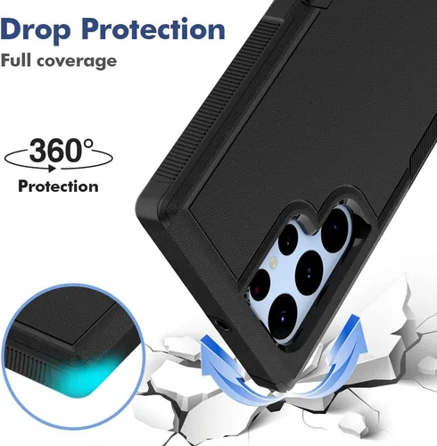 Miniatura 4 de Funda para Samsung Galaxy S22 Ultra - Funda protectora a prueba de golpes, fuerte y duradera, color negro