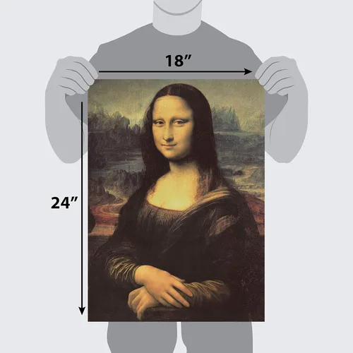 Miniatura 2 de Póster de Mona Lisa por Leonardo Da Vinci - Impresión artística (laminada, 18 x 24 pulgadas)