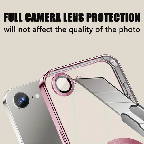 Miniatura 263 de Misscase Funda magnética con purpurina para iPhone 11 compatible con MagSafe, protección completa, delgada, a prueba de golpes, antiarañazos