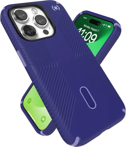 Miniatura 10 de Funda MagSafe Speck para iPhone 15 Pro - Protección contra caídas y de cámara, ClickLock antideslizante, compatible con carga inalámbrica, se adapta