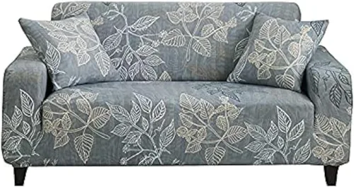Miniatura 17 de HOOBUY Funda de sofá estampada, Funda elástica para sillón, Jugo de funda de sofá con patrones para sillón acojinado de 3 plazas, YLYZ