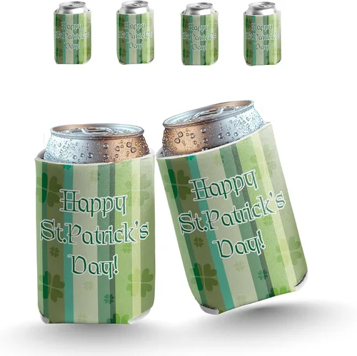 Miniatura 18 de VictoryStore Enfriadores de latas y bebidas, enfriadores de latas del día de San Patricio, enfriadores de latas irlandeses, frases irlandesas, juego