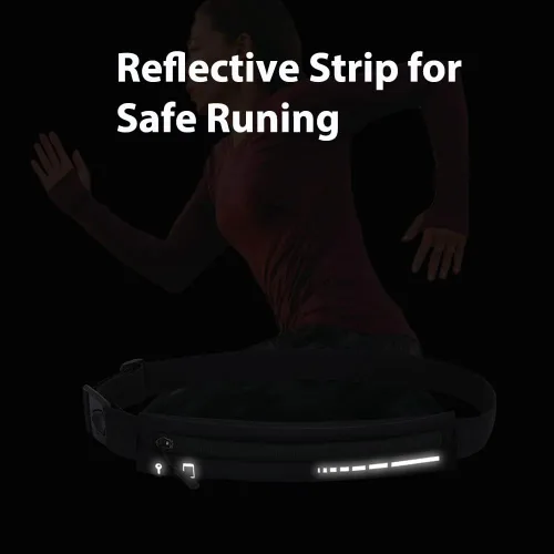 Miniatura 12 de Cinturón delgado para correr para mujeres y hombres, riñonera para corredores, soporte para teléfono, cinturón de cintura para correr, cinturón