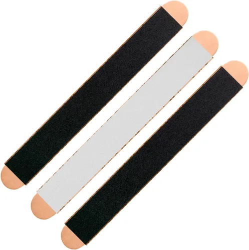 STALEKS PRO Expert 40 PapmAm Mix - Lima de uñas desechable sobre base de madera (grano 180/240, 3 piezas) - Lima de uñas de doble cara lista para