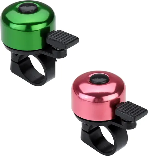 Miniatura 33 de Timbre de Bicicleta Timbre de Bicicleta Sonido Nítido para Adultos Niños Niños Niñas Rojo