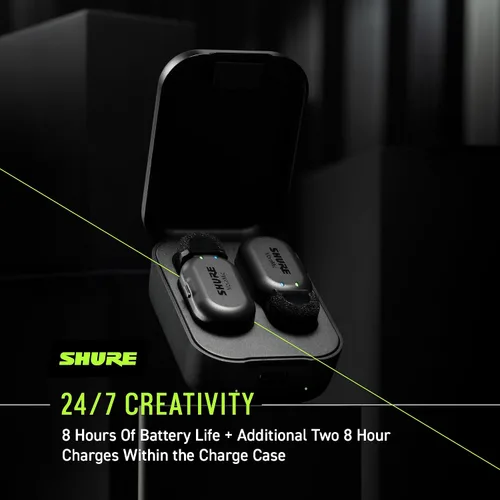 Miniatura 4 de Shure MoveMic One - Micrófono Lavalier Inalámbrico Pro Directo al Teléfono para iPhone y Android, Micrófono Mini Bluetooth, 24 Horas de Carga