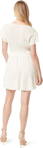 Miniatura 3 de Jessica Simpson Mini vestido de manga corta Khloe Flutter para mujer