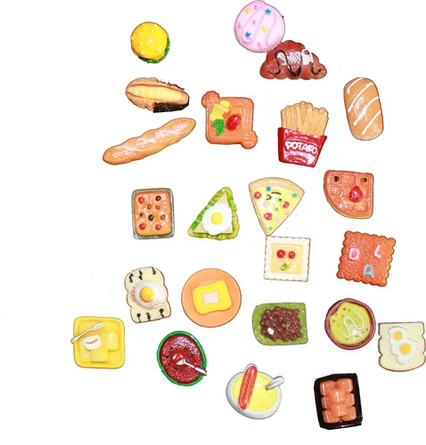 Miniatura 3 de Juego de moldes de silicona para artículos pequeños encantadores para topper de pastel, pasta de goma, caramelo y chocolate, arcilla polimérica