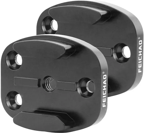 Miniatura 12 de Soporte de trípode de liberación rápida CNC de aluminio con interfaz base de hebilla de adaptador de 1/4 compatible con Hero 13/12/11, OSMO 360, ONE