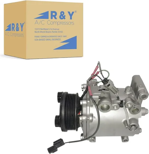 Compresor de CA RYC y embrague de A/C GG493