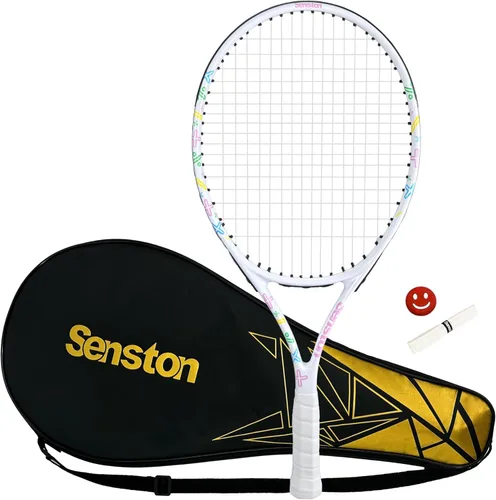Miniatura 10 de Senston Raqueta de Tenis Junior para Niños de 19" 23" 25" para Niños Niñas Chicos Chicas Raquetas de Tenis con Funda de Raqueta Rosa