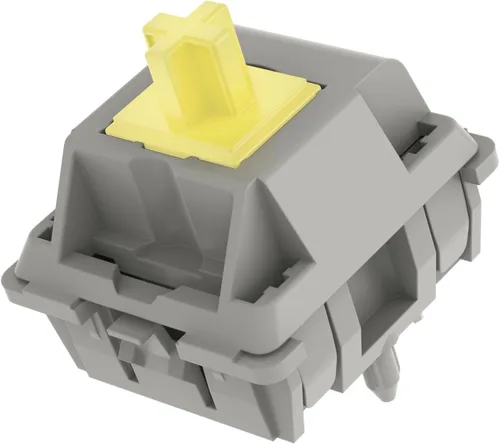 Miniatura 2 de DUROCK Interruptores POM, interruptores de teclado mecánico prelubricados POM completos, interruptores de llave de 5 pines con vástago P3 liso