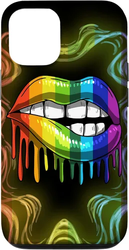 Miniatura 28 de Rainbow Lip Drip Lesbiana Gay Pride Bisexual Transgénero LGBT Funda para iPhone 17