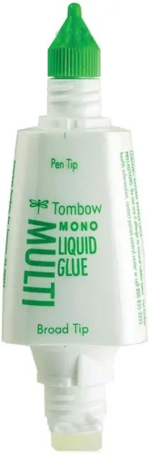 Miniatura 4 de Tombow 62191 MONO - Pegamento multilíquido, 0.88 onzas, 1 paquete. Pegamento multiusos con dispensador de doble punta para una aplicación