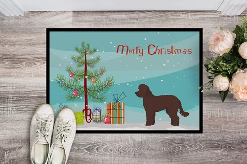 Miniatura 271 de Caroline's Treasures CK3799MAT Akita Shepherd - Tapete de árbol de Navidad de 18 x 27 pulgadas, tapete para puerta delantera, interior y exterior