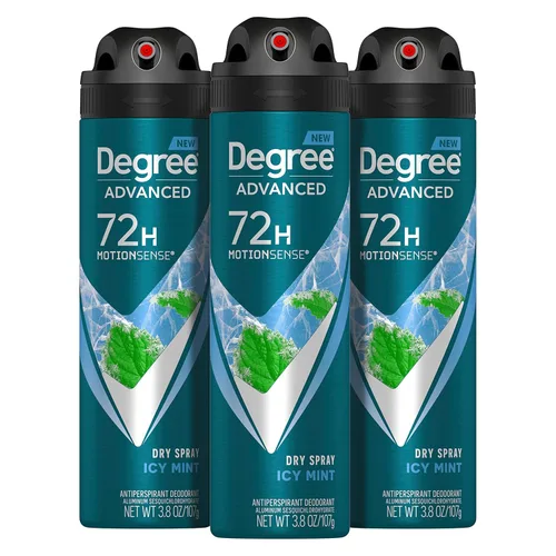 Miniatura 13 de Degree Men Desodorante antitranspirante para hombre, aerosol seco, defensa deportiva, desodorante de protección contra el sudor y el olor de 72