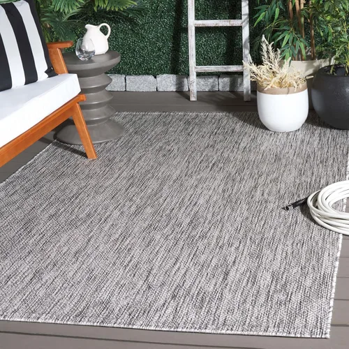 Miniatura 17 de SAFAVIEH Courtyard Collection CY8520 - Alfombra decorativa sólida para interiores y exteriores, impermeable, fácil limpieza, 2 x 3 pies 7 pulgadas
