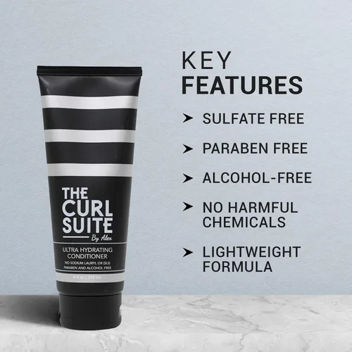 Miniatura 3 de The Curl Suite Acondicionador hidratante para mujeres, hombres y niños – Acondicionador de cabello perfecto para cabello rizado – Acondicionador