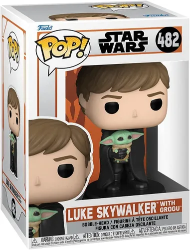 Miniatura 3 de Funko Star Wars: Mandalorian- Luke con niño incluido con protector de burbujas EcoTEK
