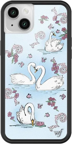 Miniatura 39 de Fundas Wildflower - Compatibles con Apple iPhone 14 Plus Parachoques protector negro, certificado de prueba de caída de 4 pies, propiedad